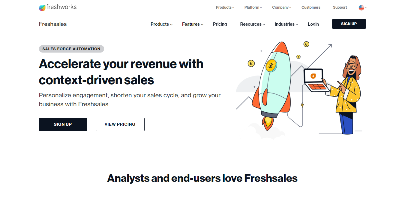 Freshworks sales