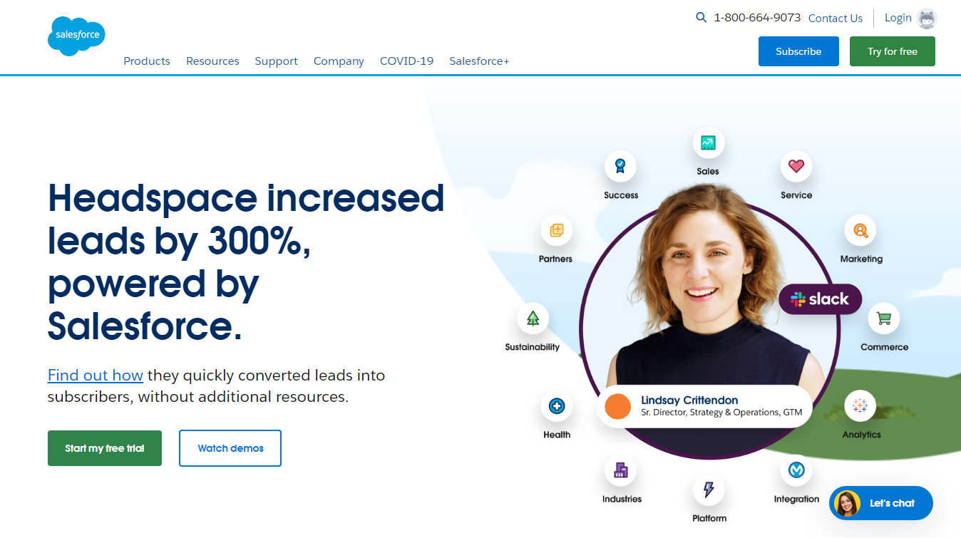 Salesforce website