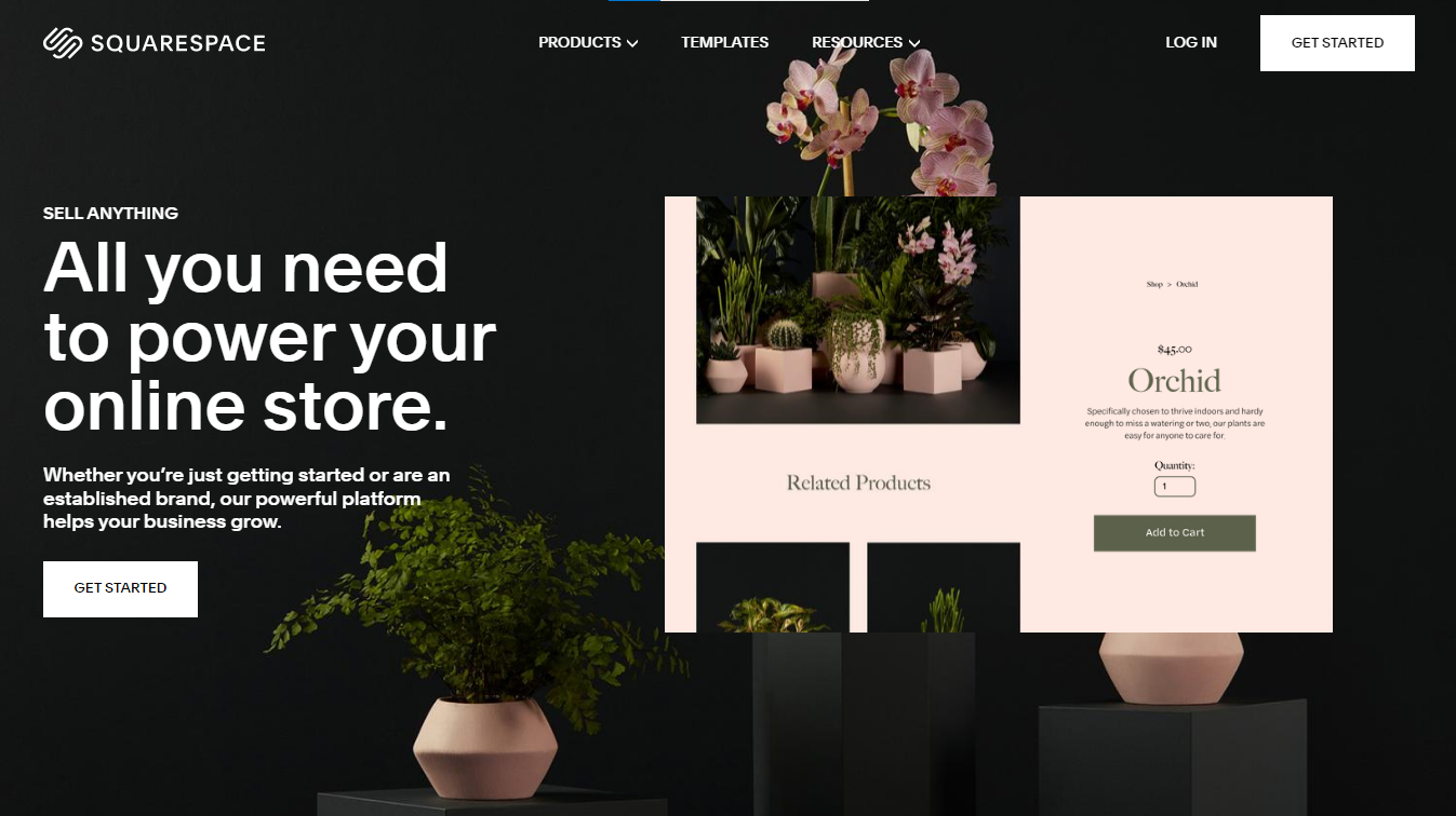 Squarespace ecommerce