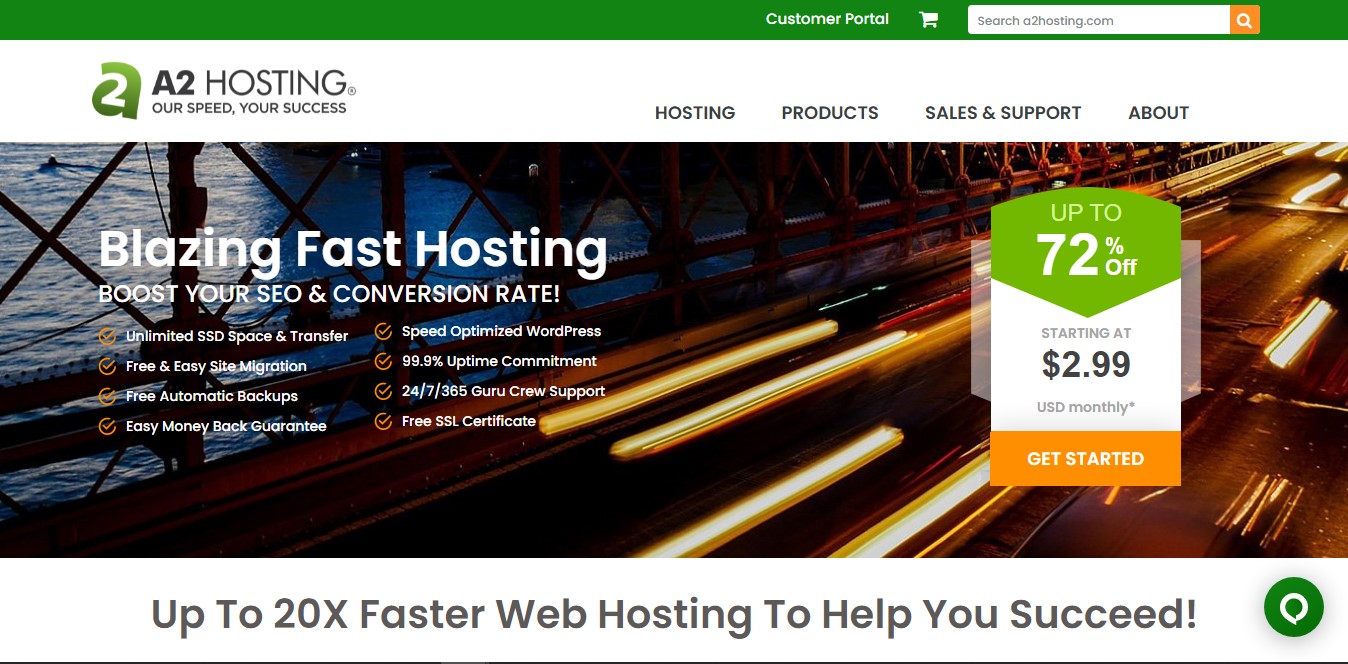 A2hosting cheap web hosting
