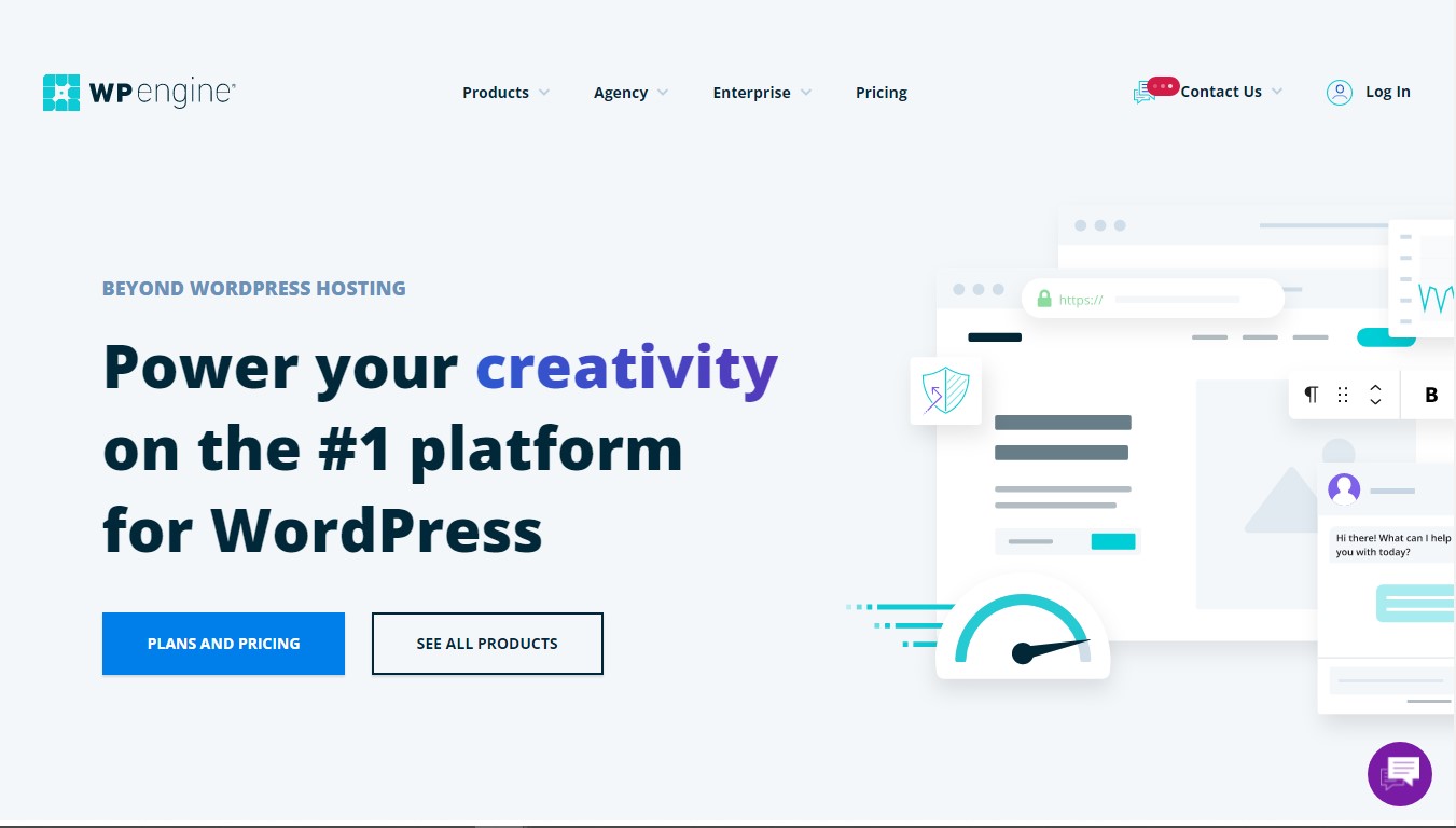 WPEngine managed WordPress Website