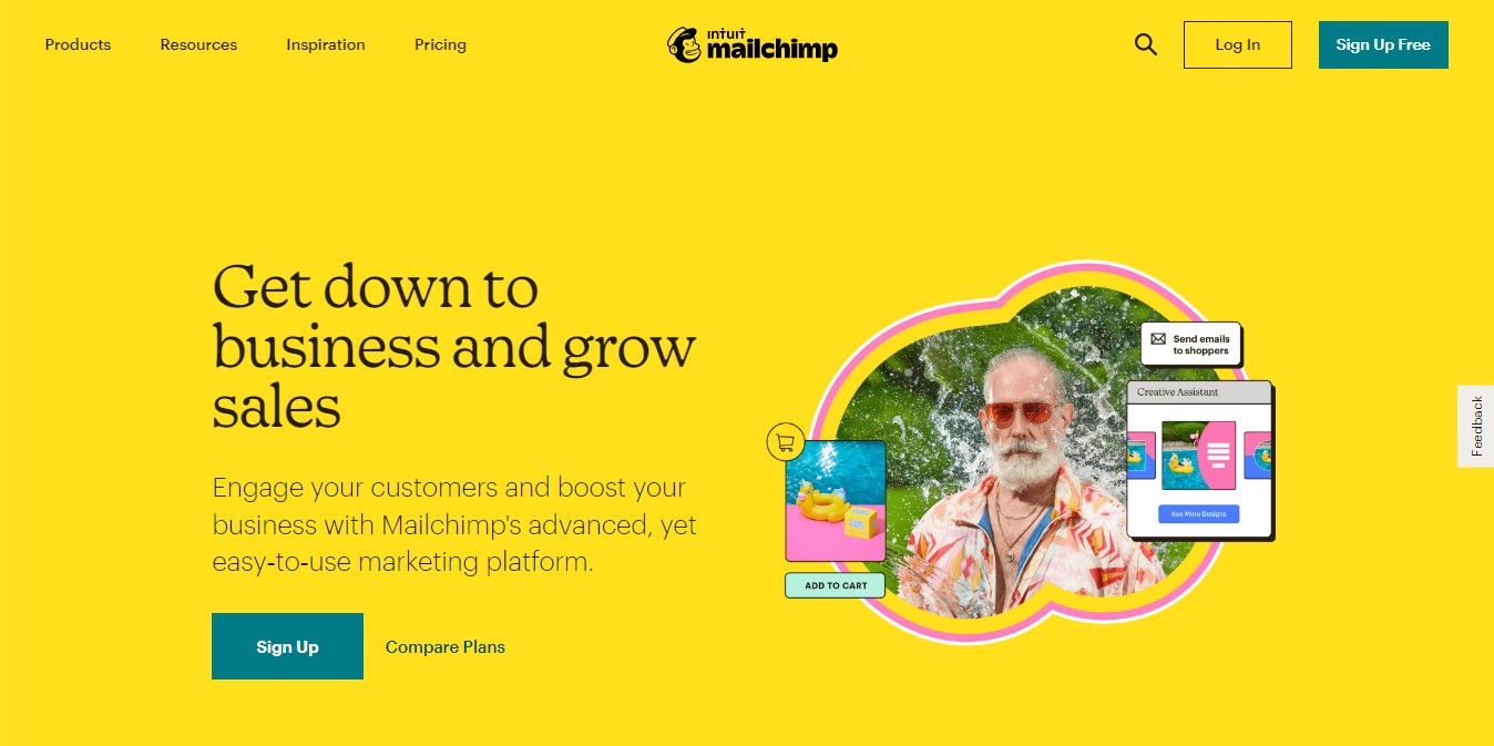 mailchimp website