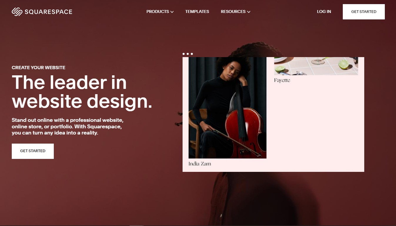 Squarespace website