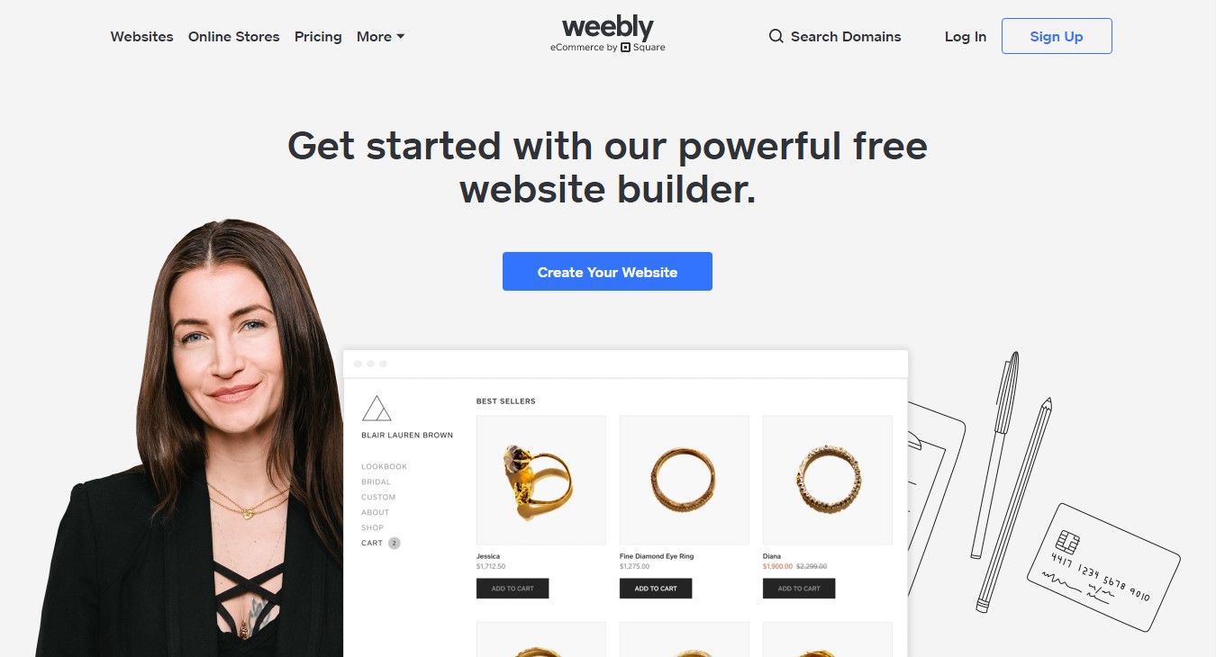 Weebly website builder