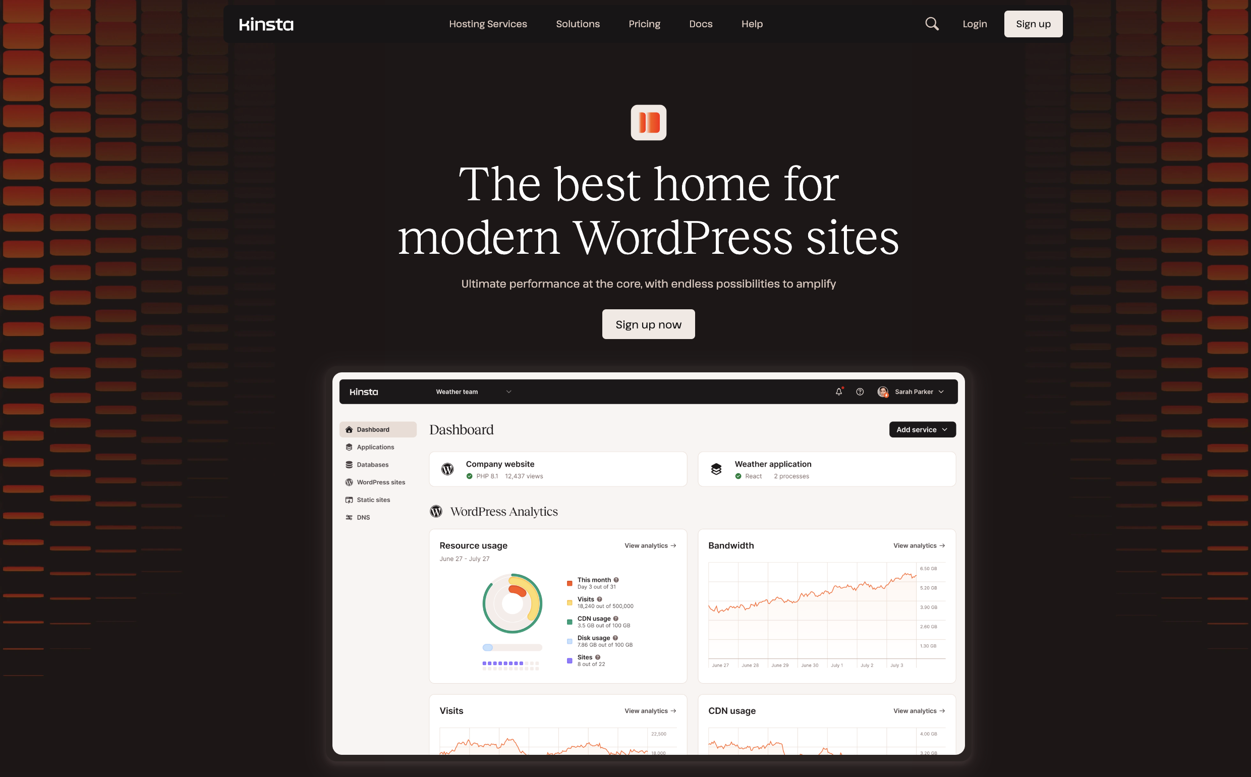 Kista web hosting Homepage