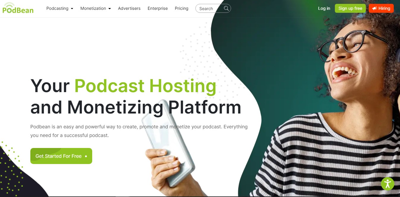 Podbean podcast hosting platform