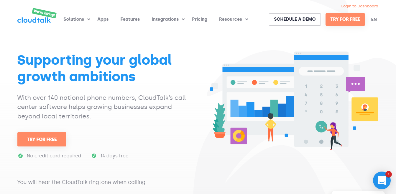 Cloudtalk website