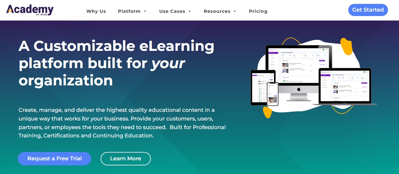 Academy of mine_Learning management platform