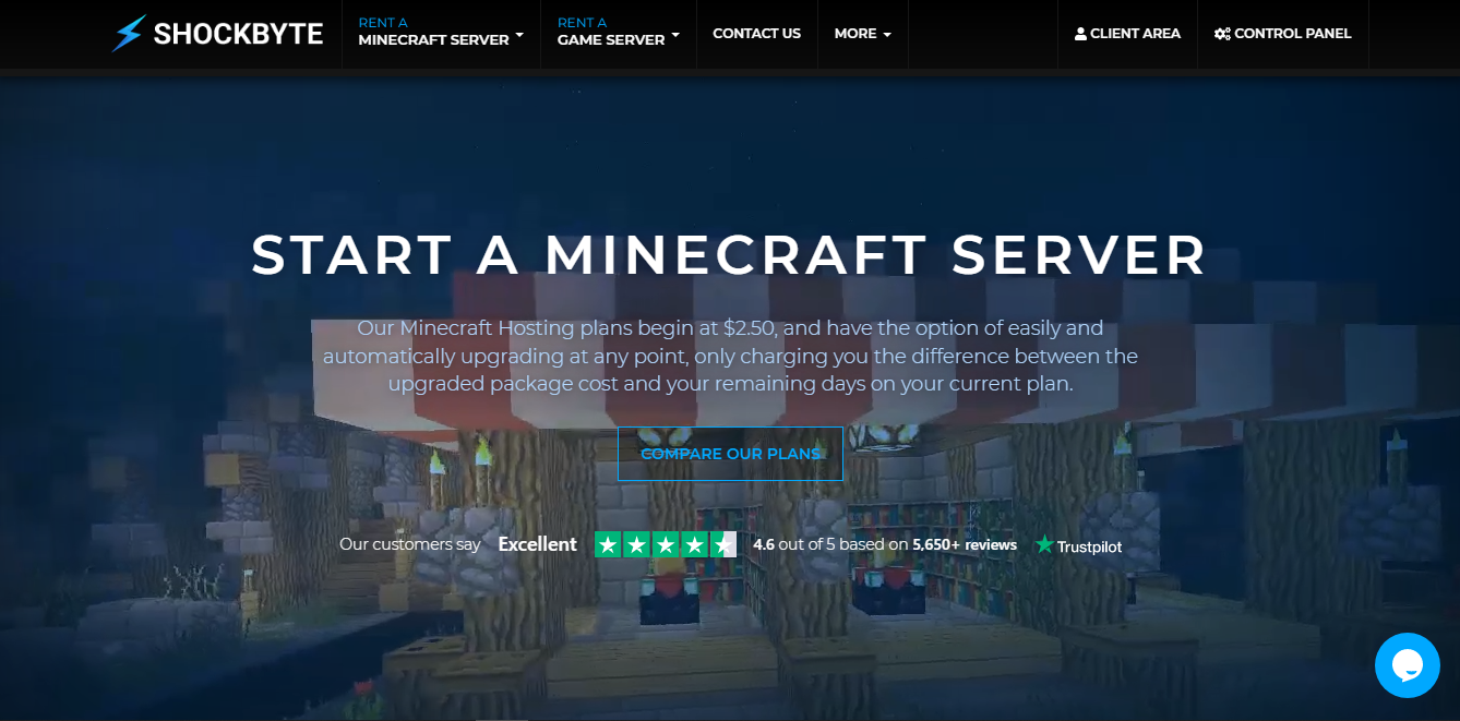 Shockbyte minecraft server