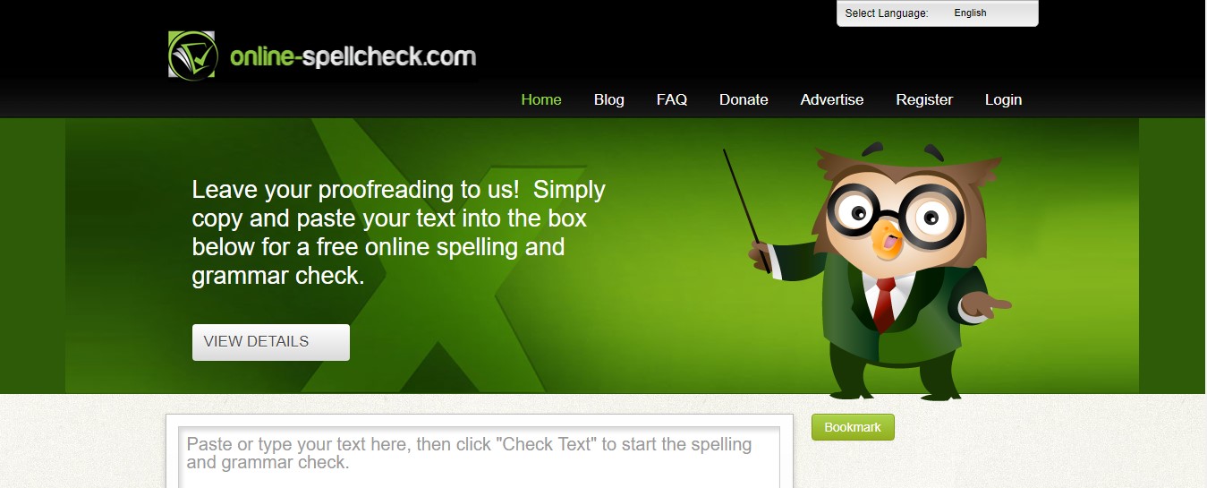 Spellchecker online website