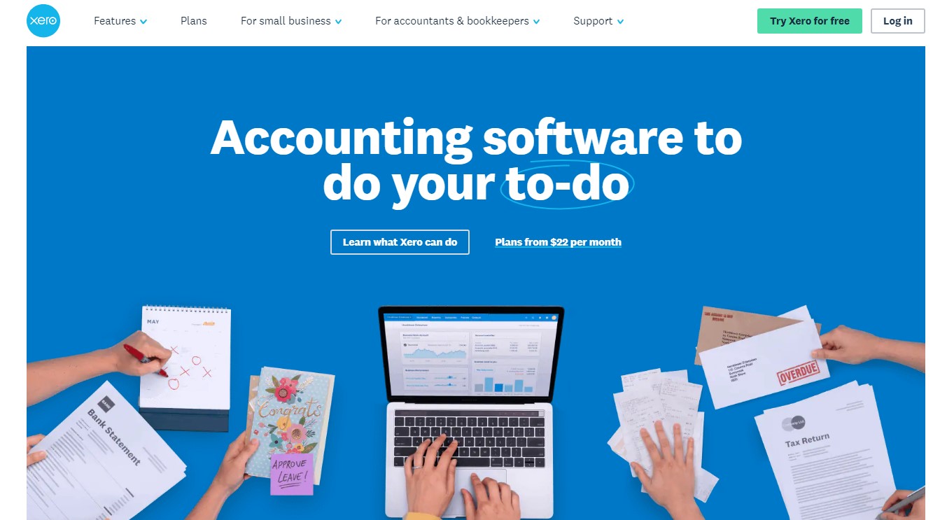 Xero Accounting software website