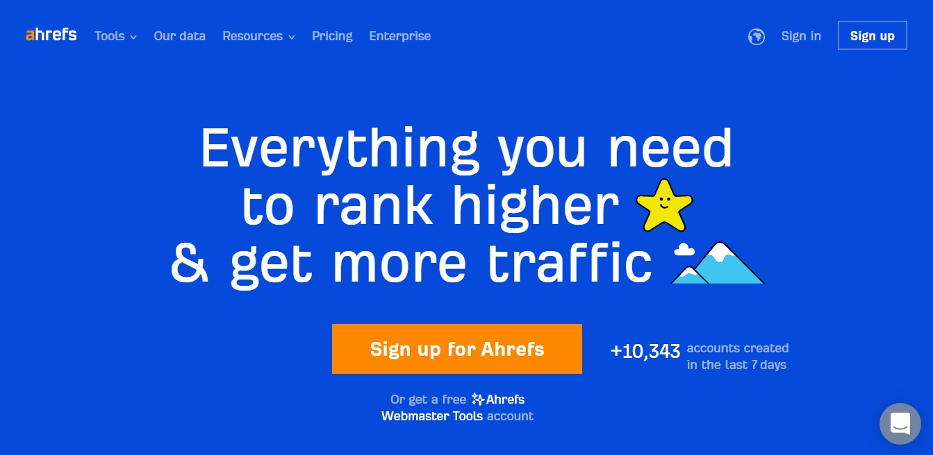 Ahrefs seo ranking software