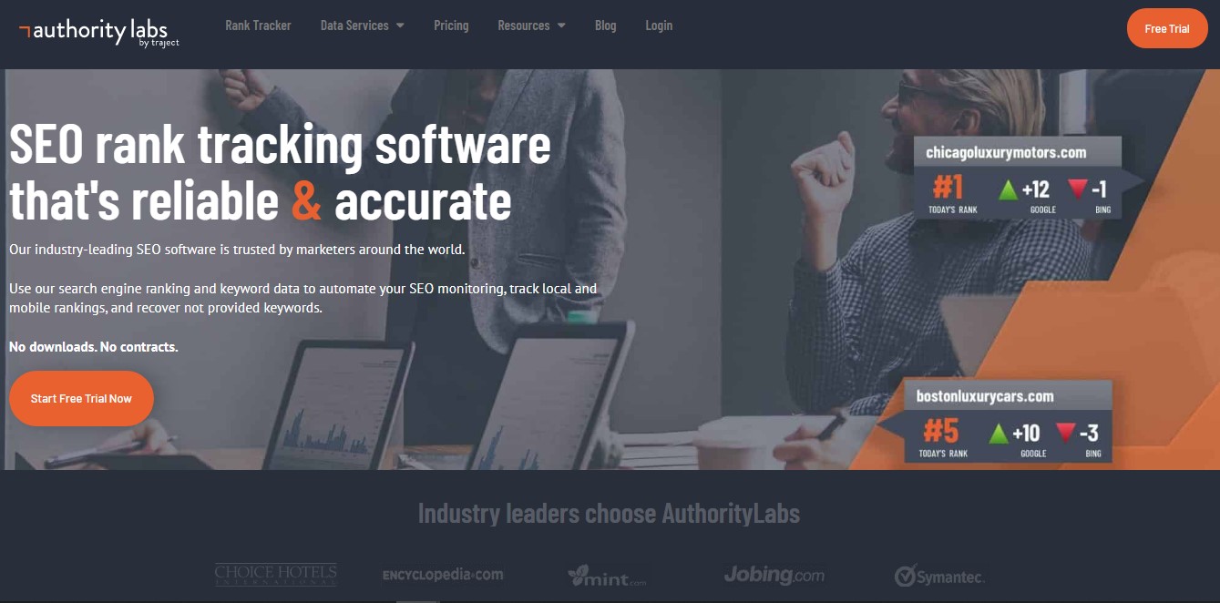 Authoritylabs rank tracking software home