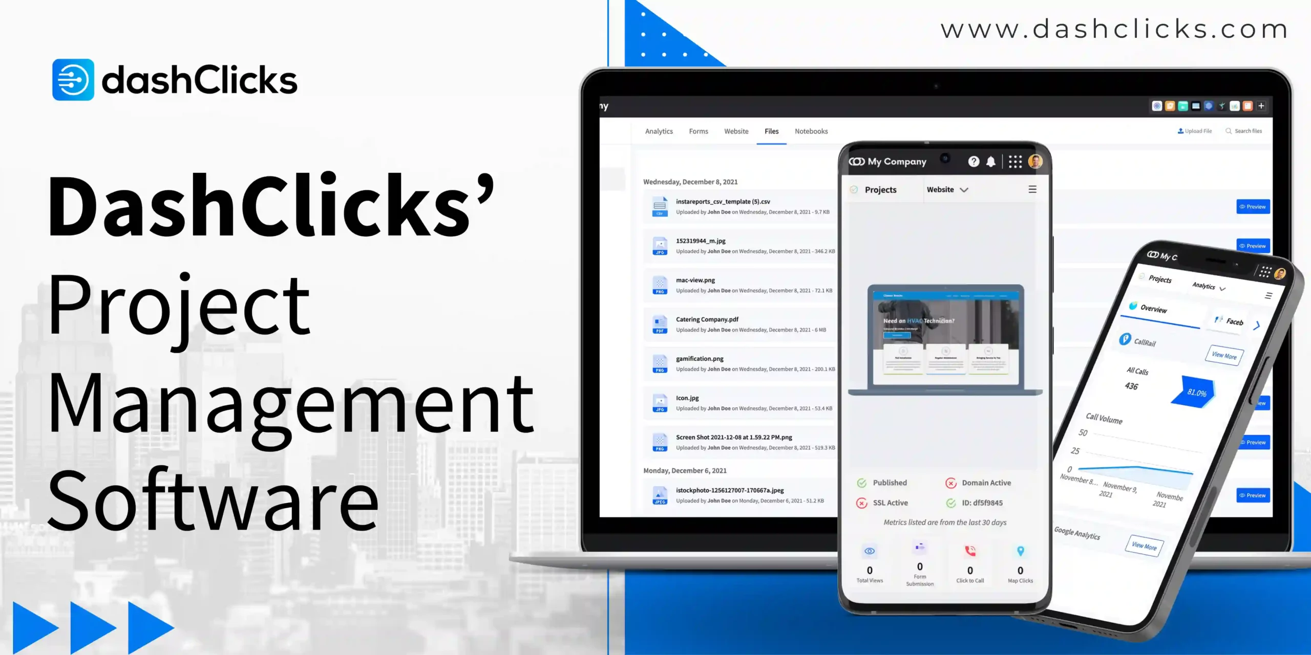 DashClicks Project Management Software