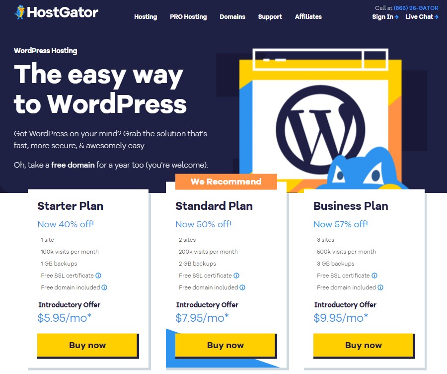 Hostgator managed WordPress