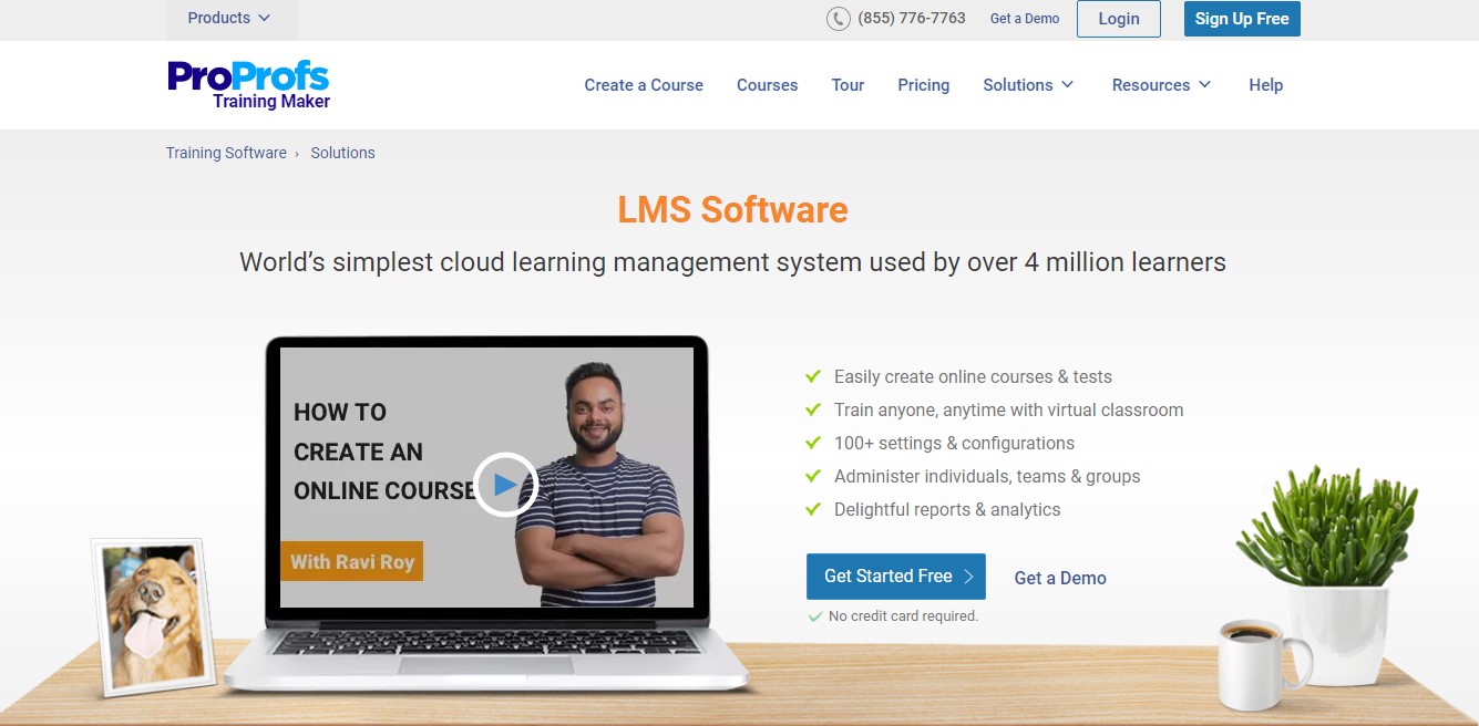 Proprofs learning management system