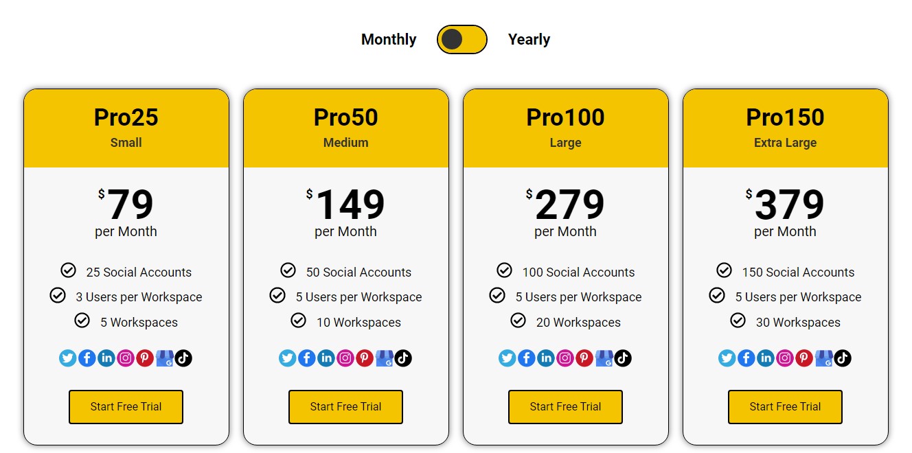 SocialBee pricing Agency pricing