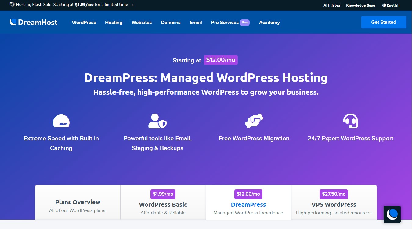 WordPress Dreampress Dreamhost