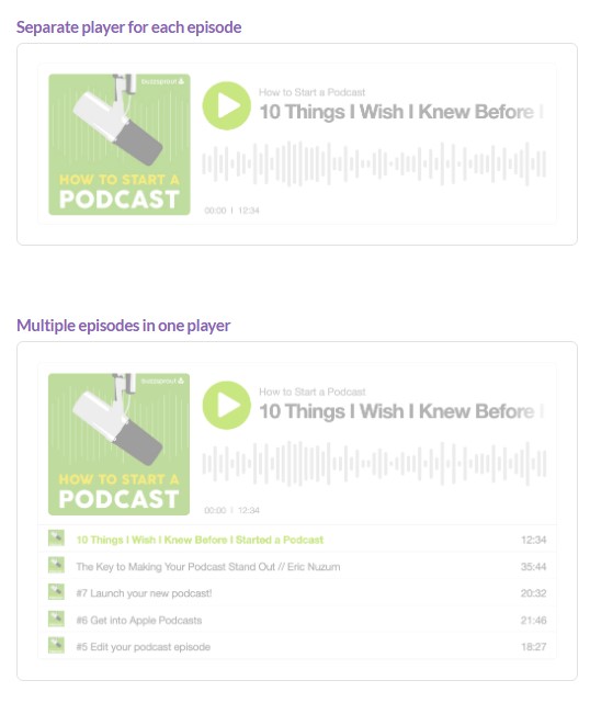 buzzsprout podcast player