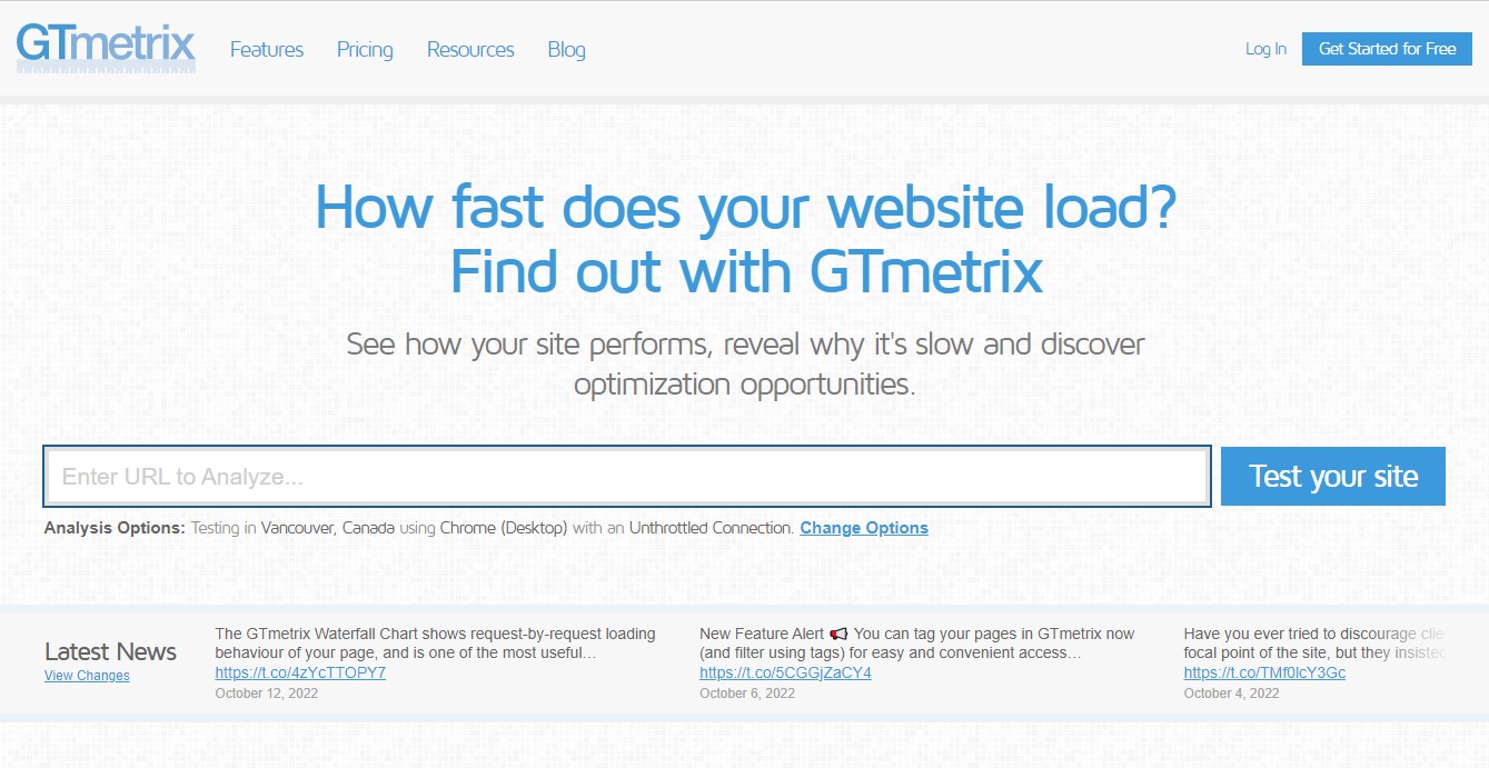 GT Matrix website mornitoring software