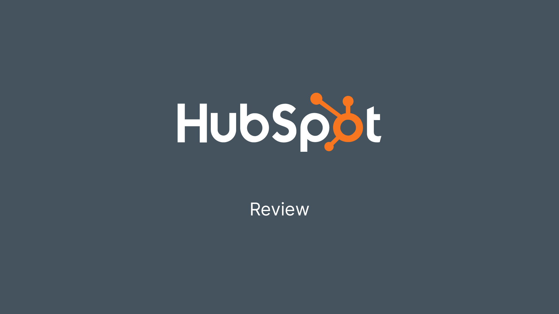 Hubspot CRM review