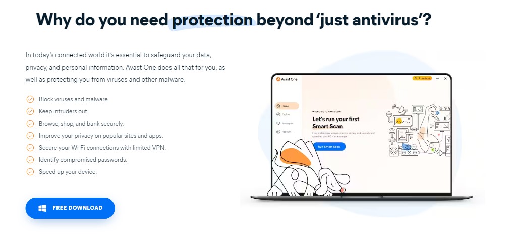 Avast one internet security suite features