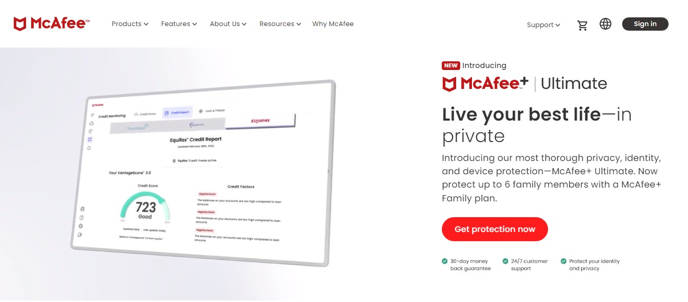 McAfee plus ultimate protection
