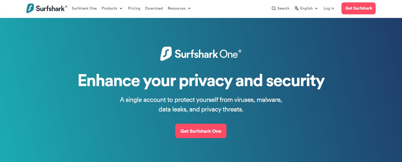 Surfshark one to enhance privancy and security