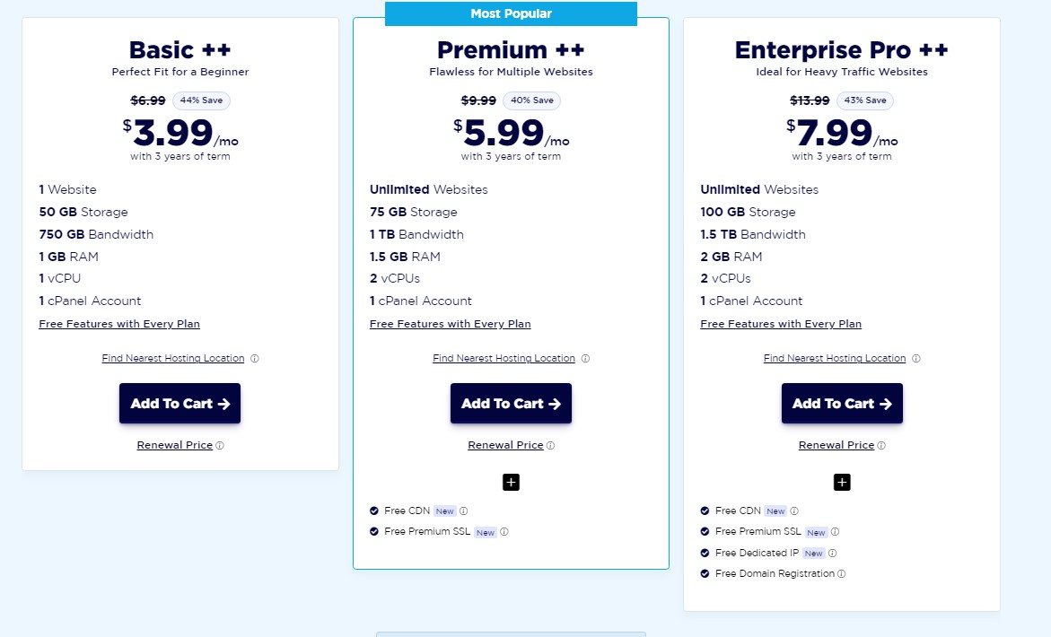 Accu Web Hosting for small businesses pricing
