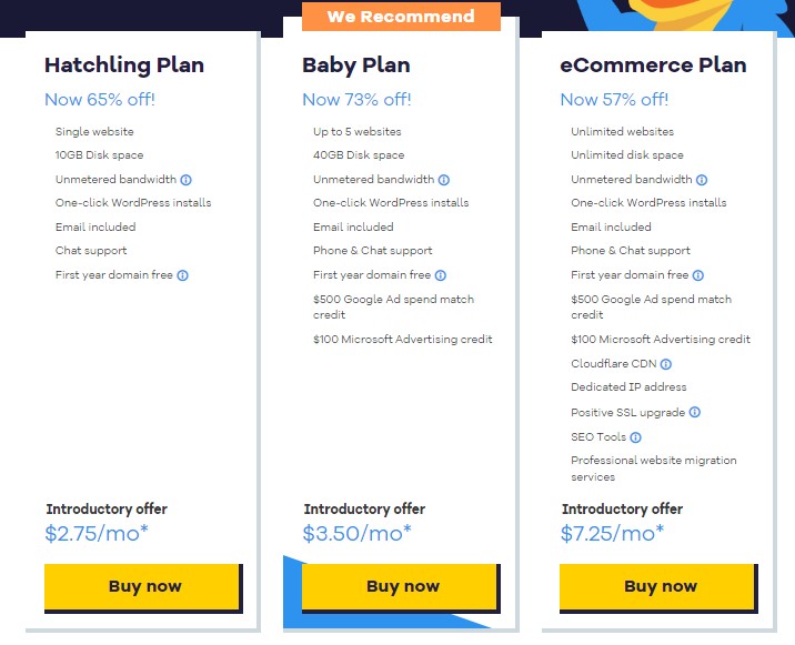 HOstgator shared hosting for small businesses pricing