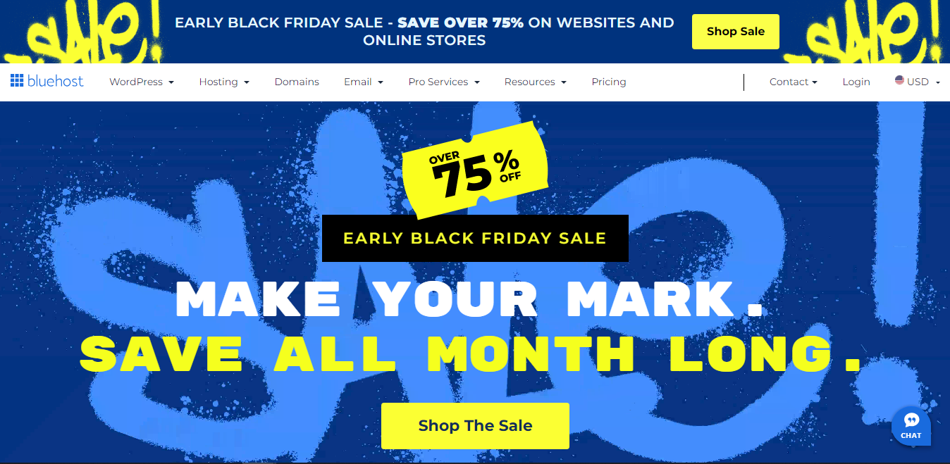Bluehost Black Firday Web Hosting Deals