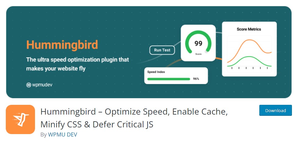 Hummingbird WordPress cache plugin