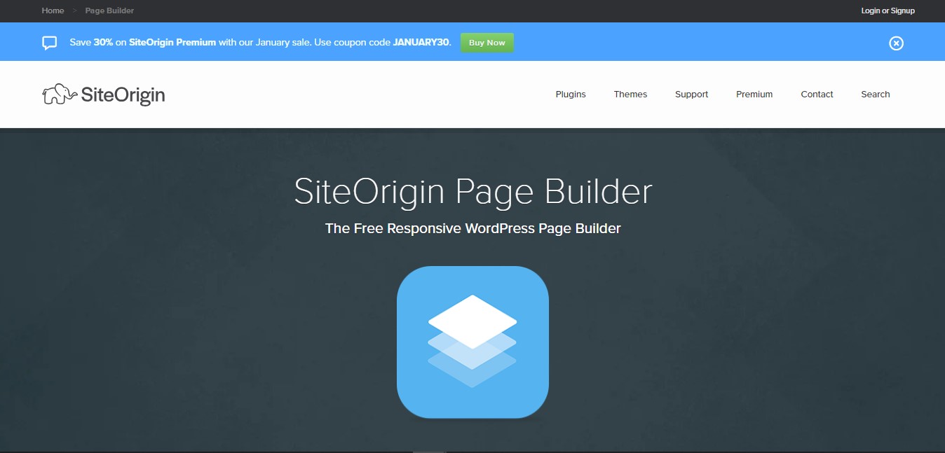 Page builder by site origion