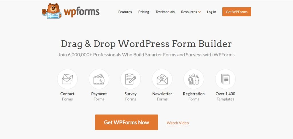 WP Forms for WordPress contact pages
