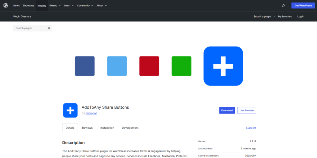 AddToAny Share Buttons