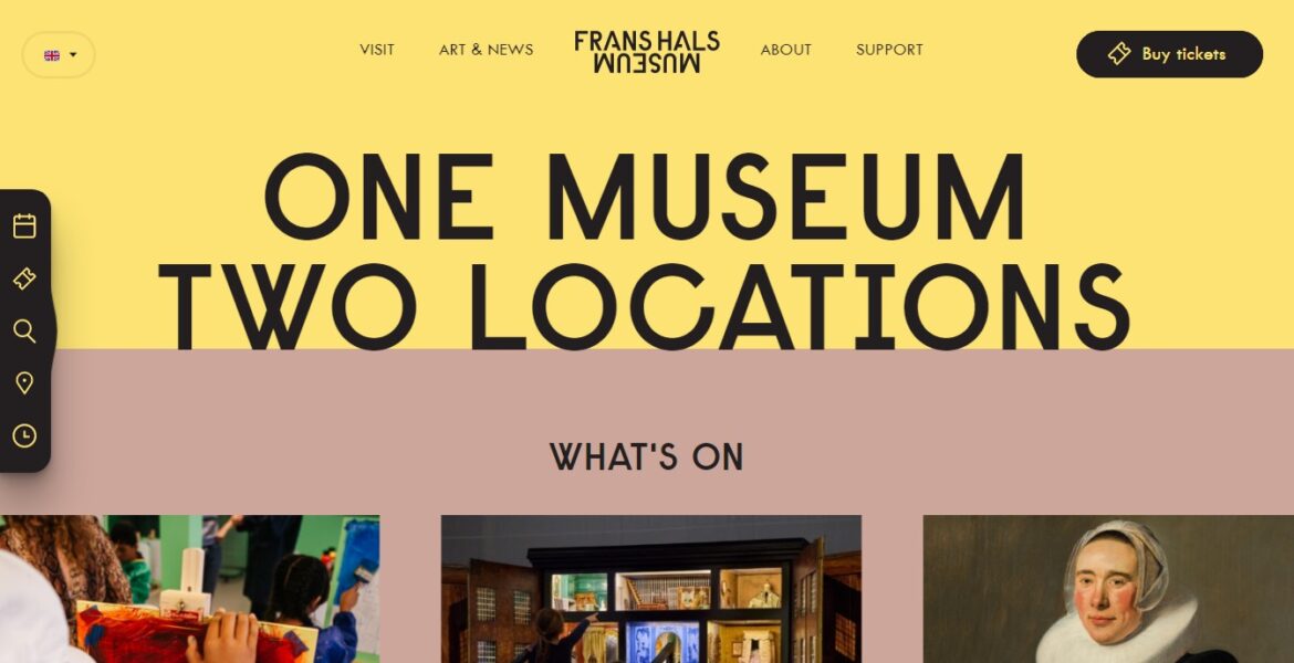 Frans Hals Museum ecommece website