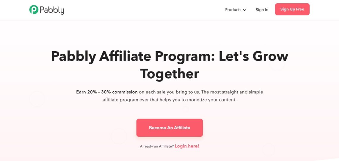 Pabbly Affiliate Program