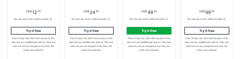 Pipedrive pricing