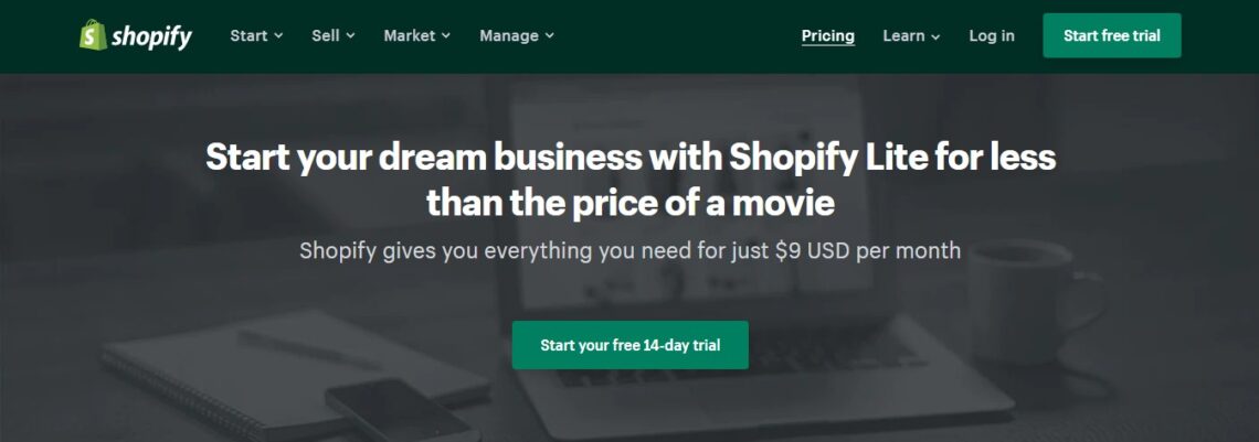 Shopify lite pricing