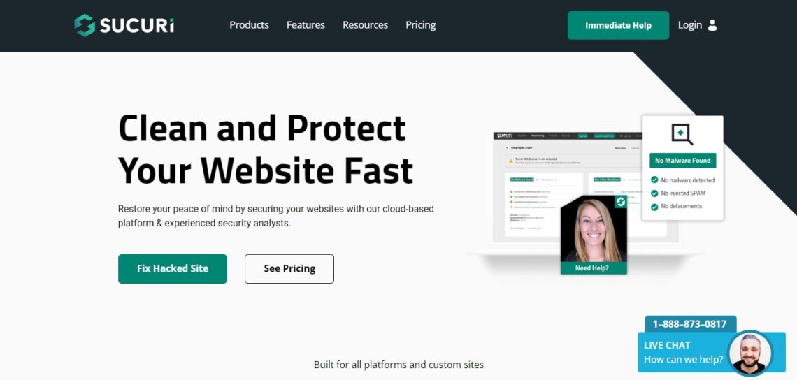 Succuri security plugin for wordpress