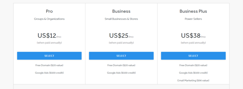 Weebly ecommerce pricing online stores