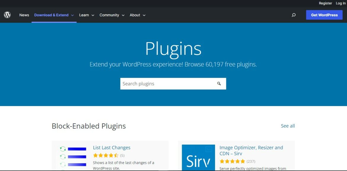 WordPress plugins