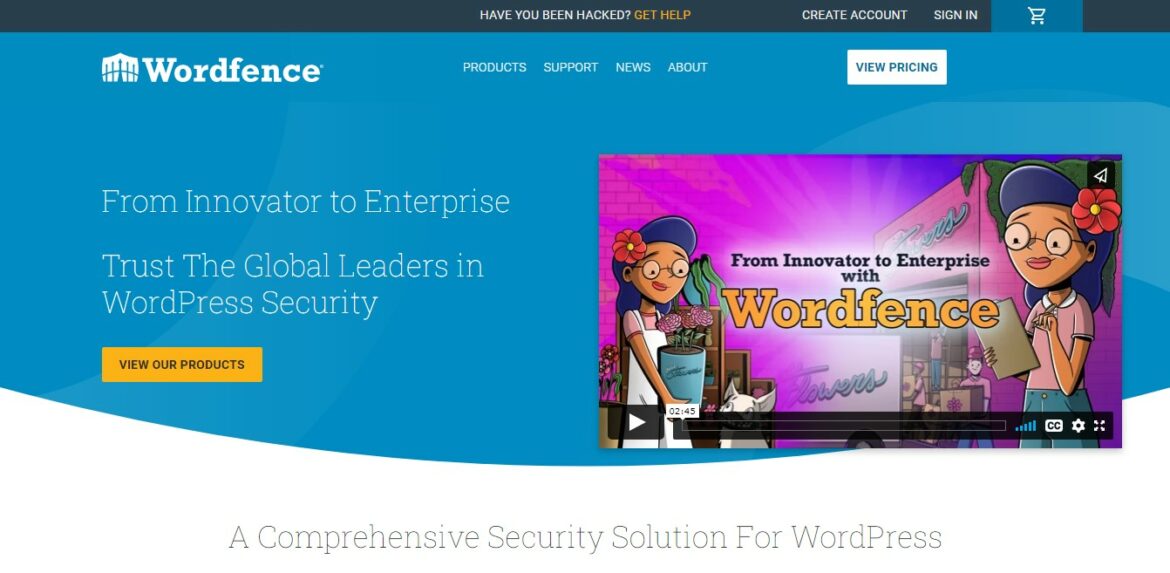 Wordfence WordPress security plugin