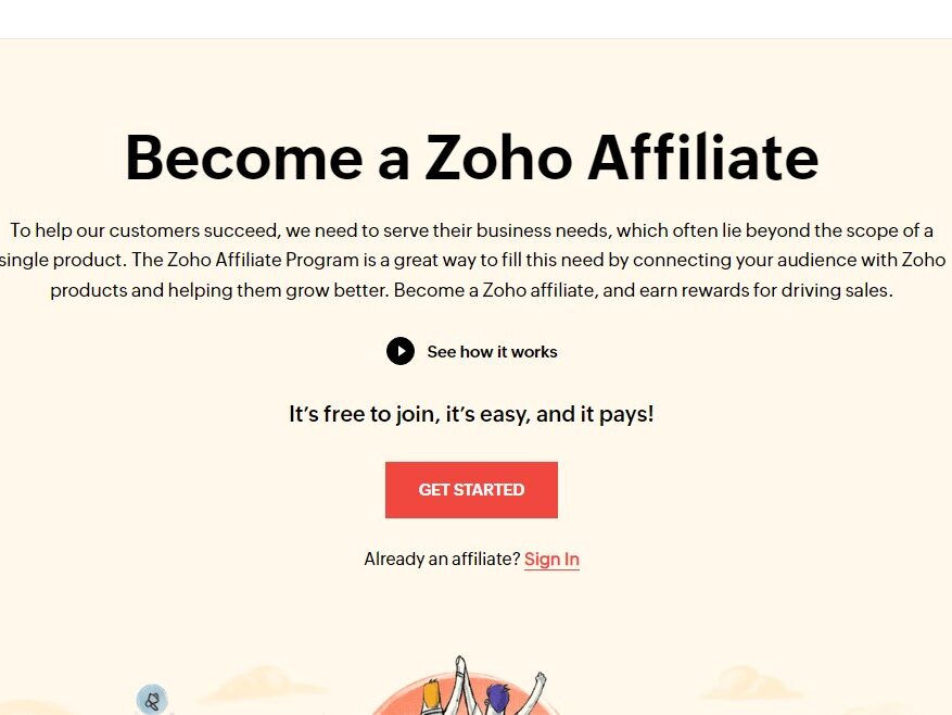 Zoho affiliate program