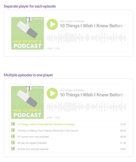 buzzsprout podcast player